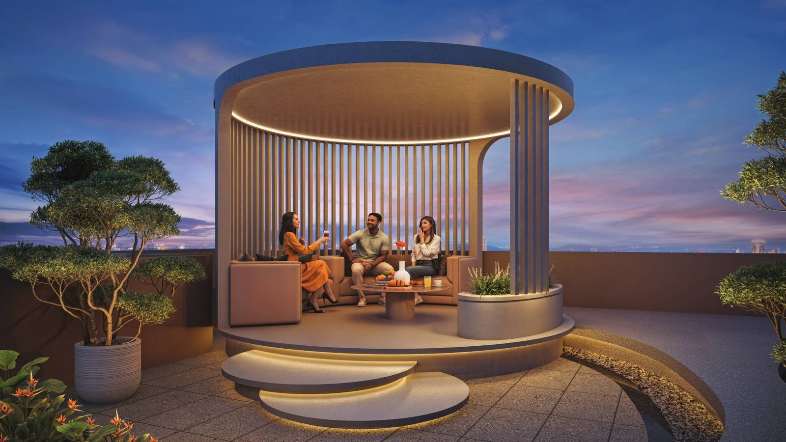 Dream Velmore outdoor dining area